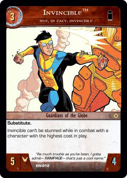 Invincible - Not, In Fact, Invincible
